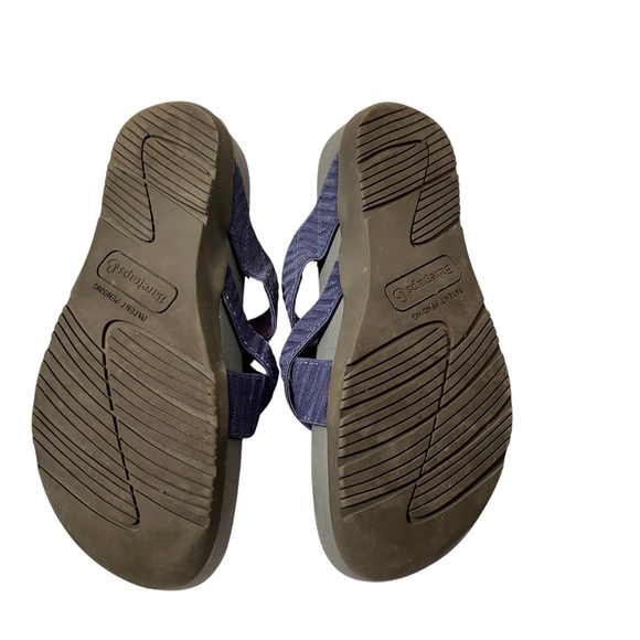 Bare Traps Blue Agatha Thing Wedge Sandals Size 6.5 M - Picture 5 of 5